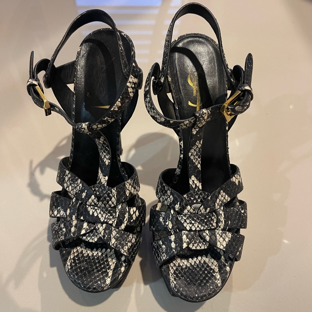 YSL platform sandal